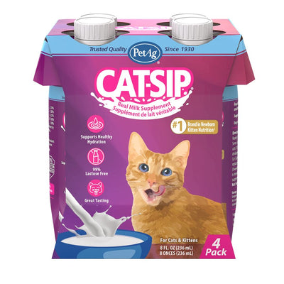 PetAg Cat-Sip® Milk Treat for Cats & Kittens 4 / 8oz