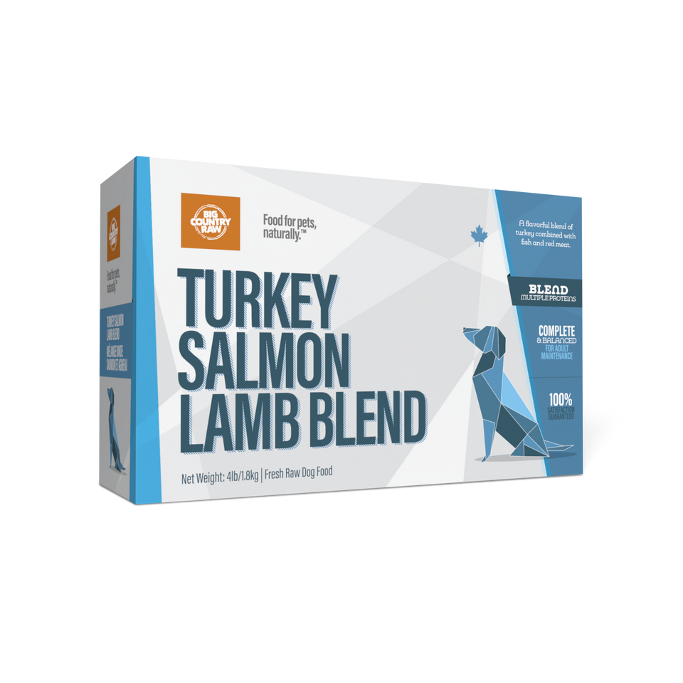 Turkey Salmon Lamb Blend Carton - 4 lb