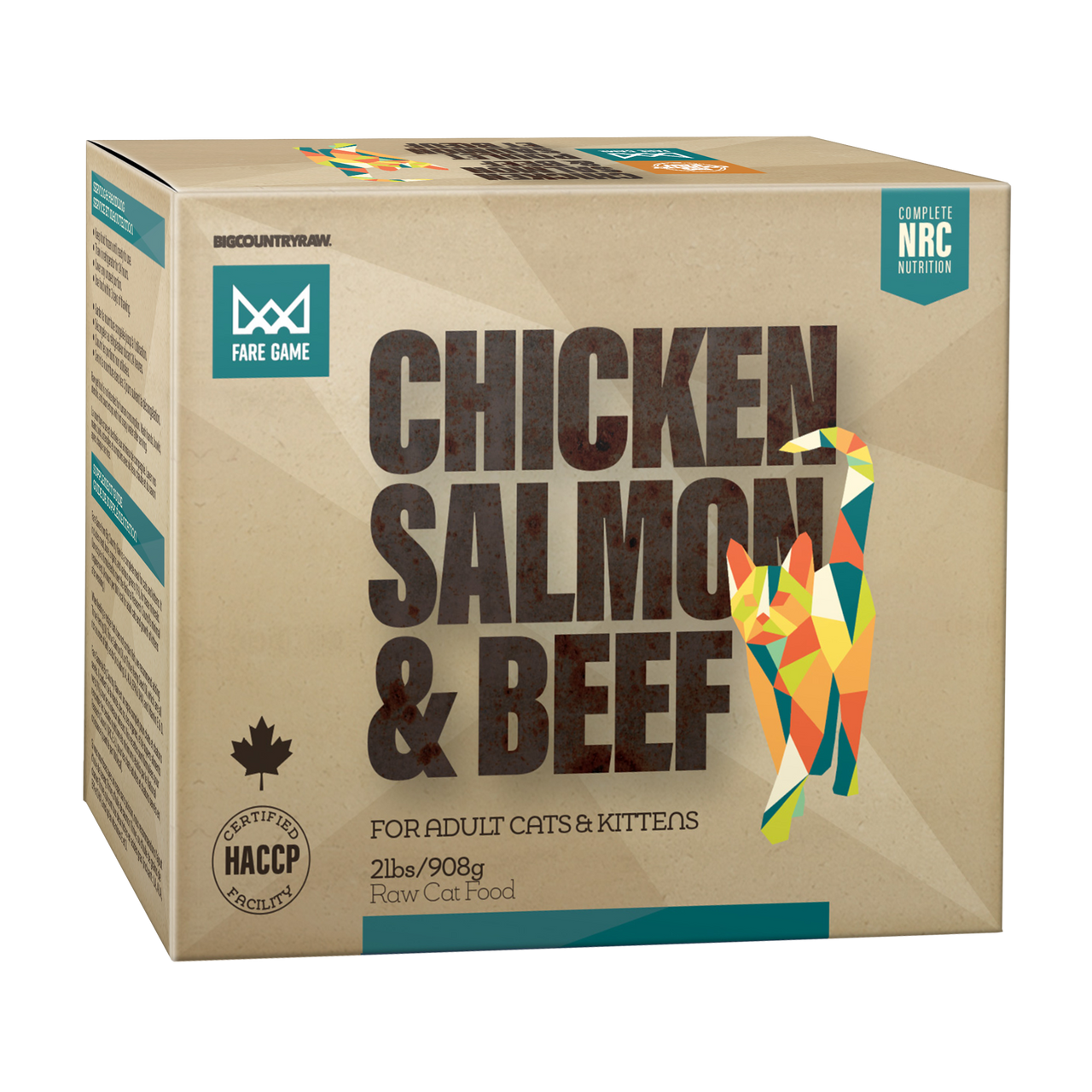 Fare Game Chicken, Salmon and Beef - 2 lb