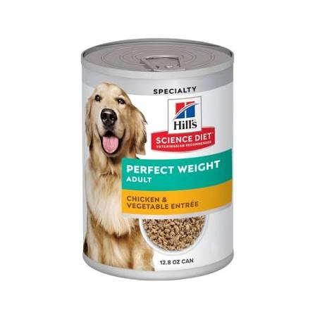 Hill's Science Diet Perfect Weight Chicken & Vegetable Entree Adult Dog Food