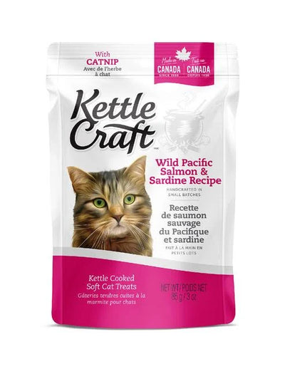 Kettle Craft Wild Pacific Salmon & Sardine Cat Treats 85g